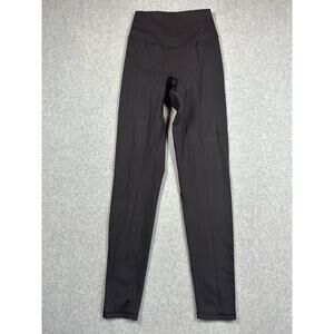 Gymshark Compression Leggings Women's X-Small Gray Stretch High Waisted Pull-On